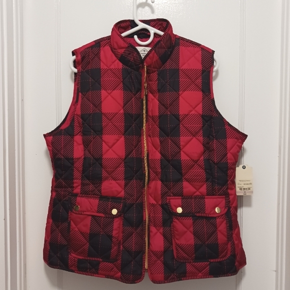 St. John's Bay Jackets & Blazers - St. John's Bay Puffer Vest SZ 0X NWT